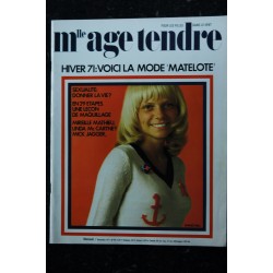mademoiselle age tendre n°  84 1971 11 Mireille Mathieu Linda Mc Cartney Mick Jagger Hiver 71
