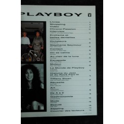 PLAYBOY 014 1993 MARS BEST OF 30 ANS D' INTERVIEW STEPHANIE COVER SEYMOUR  FANTASMES LINGERIE ET DENTELLES