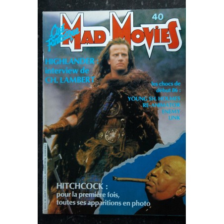 Ciné Fantastique MAD MOVIES  n° 42  * 1986 *  FROM BEYOND  INVADERS FROM MARS  POLTERGEIST II  PSYCHOSE III