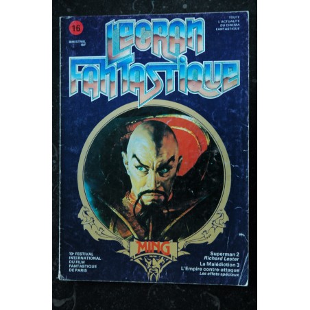 L'écran fantastique n° 16  - 1981  -  MING  Superman 2  Richard Lester La malédiction 3  L"empire contre-attaque