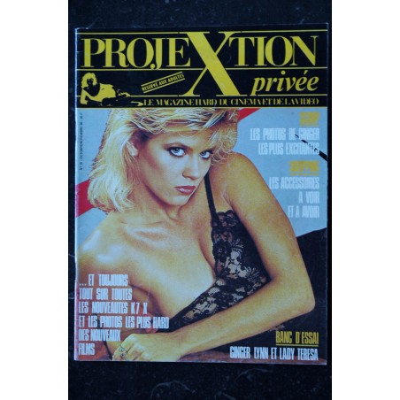 PROJEXTION PRIVEE 10 GINGER LYNN LADY TERESA MAI LIN BUNNY BLEU EROTIC 1986