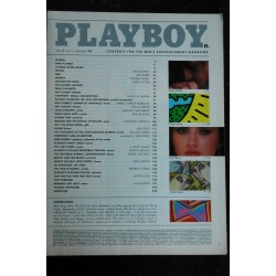 PLAYBOY US 1986 01 COVER ANDY WARHOL HOLIDAY ANNIVERSARY ISSUE Sherry Arnett Dr Ruth Westheimer