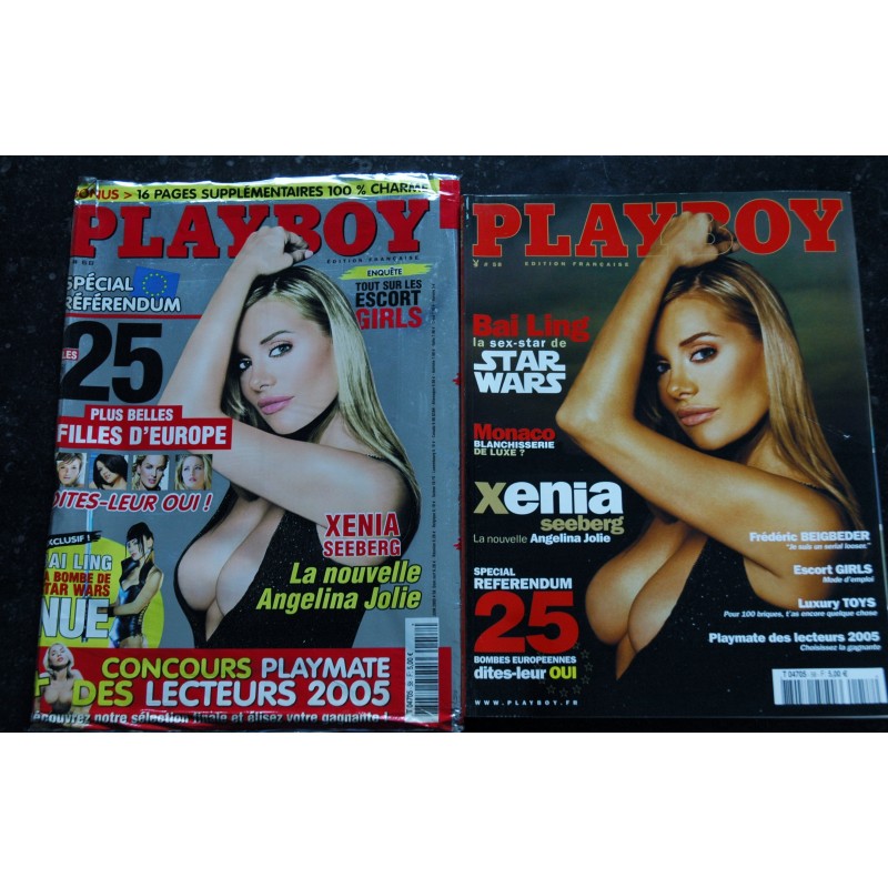 PLAYBOY 058 2005 JUIN STAR WARS BAI LING XENIA SEEBERG JAMIE WESTENHISER