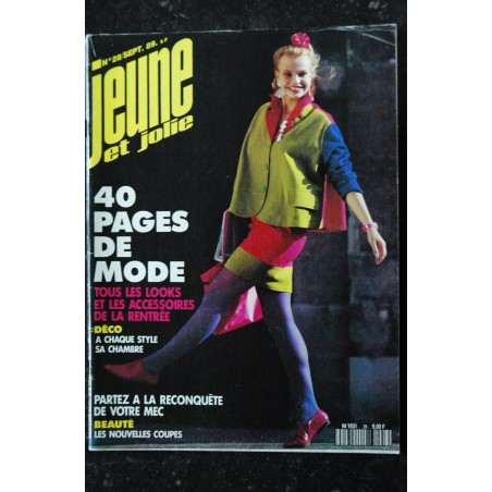 Jeune et Jolie 28 - 1989 09 - David Hasselhoff - Brooke Shields - Spécial Mode