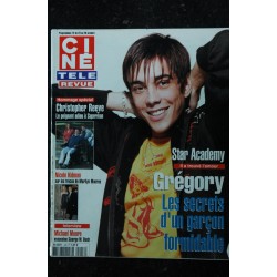 CINE TELE REVUE 2004 21 Oct. 2004 COVER GREGORY LEMARCHAL STAR AC' 4 Il a trouvé l'amour