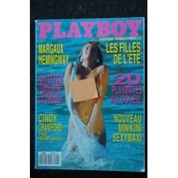 PLAYBOY Ed Trim.  N° 5 1988 04 MARGAUX HEMINGWAY CINDY CRAWFORD RENEE TENISON HIDEKI YOSHIDA GIANNE AMORE