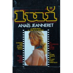 LUI 255 COVER ANAIS JEANNERET NUE ENTRETIEN JACQUES CHABAN-DELMAS JEZABEL NUDE FABIO BERTI