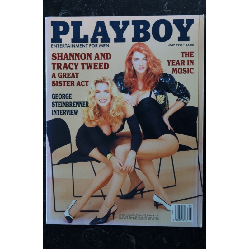 PLAYBOY US 1991 05 SHANNON AND TRACY TWEED INTERVIEW GEORGE STEINBRENNER Carrie Yasel