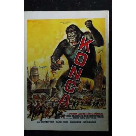 Ciné Fantastique MAD MOVIES n° 16 1977 10 - RARE - GODZILLA MECANIK MONSTER - KONGA - Carole LAURE - M. Beswick - C. Lee