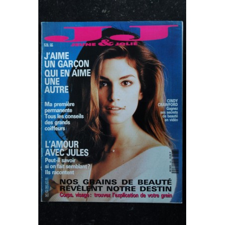 JEUNE & JOLIE 68 CINDY CRAWFORD JULIEN CLERC MARIA CALLAS 1993 02