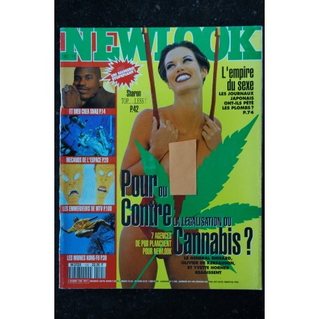 NEWLOOK 125 DECEMBRE 1993 DAHMANE LETTRE EMMA HOT CHIC FANTASME TOP LESS WINNER EROTISME