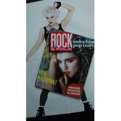 ROCK & FOLK 244 1987 COVER...