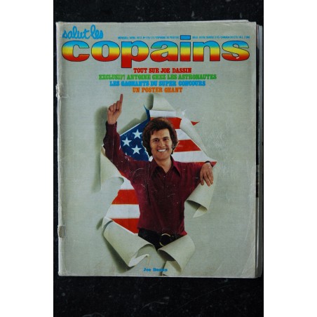 Salut les Copains N°116 Avril 1972 Cover Joe Dassin Johnny Hallyday Julien Clerc Ringo Antoine