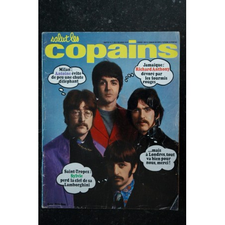 Salut les Copains N° 61 1967 08 BEATLES ANTOINE SYLVIE Richard ANTHONY PROCOL HARUM