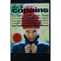 Salut les Copains N°  5   * 12 1962 *  James Dean Cliff Richard Petula Clark Françoise Hardy Gene Vincent
