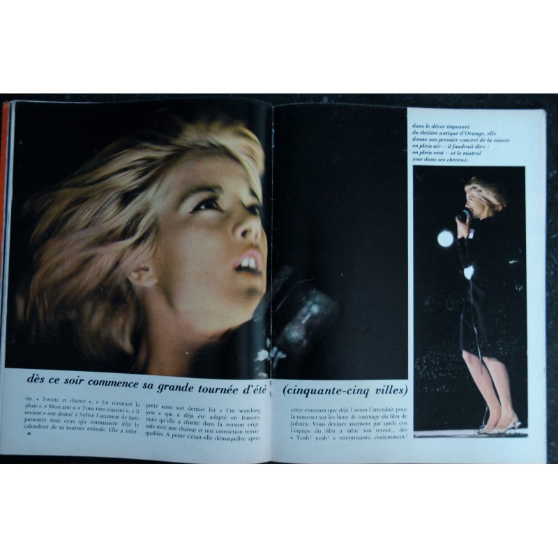 Salut les Copains N° 13 08 1963 SYLVIE VARTAN JOHNNY HALLYDAY VIC LAURENS