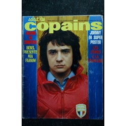 Salut les Copains N°115 03 1972 + Poster Johnny Hallyday Cover Michel Sardou Rolling Stones Polnareff Adamo Belmondo Mia Farrow