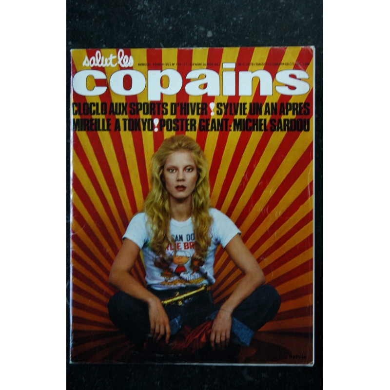 Salut les Copains N°114 02 1972 Claude François Sylvie Vartan Sheila Mireille Mathieu Montagné Carlos Sylvie Vartan