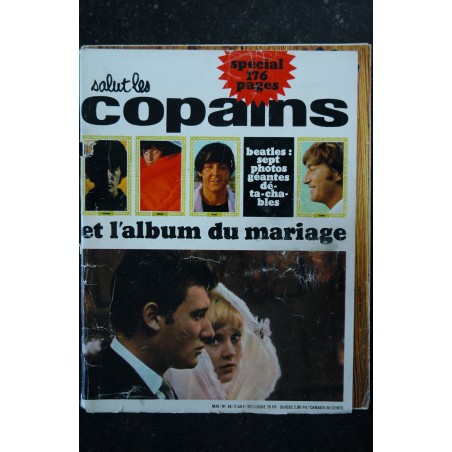 Salut les Copains N° 34  05 1965 Les BEATLES 7 PHOTOS GEANTES
