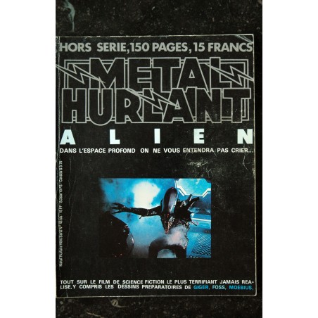 METAL HURLANT HORS SERIE 43 Bis 1979 ALIEN 1979 150 pages GIGER FOO MOEBIUS