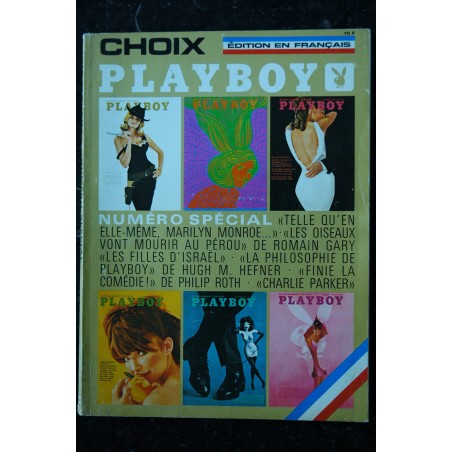 PLAYBOY CHOIX SPECIAL NOVEMBRE 1971 MARILYN MONROE NORMAN MAILER BUNNIES GRANDES COUVERTURES DE PLAYBOY