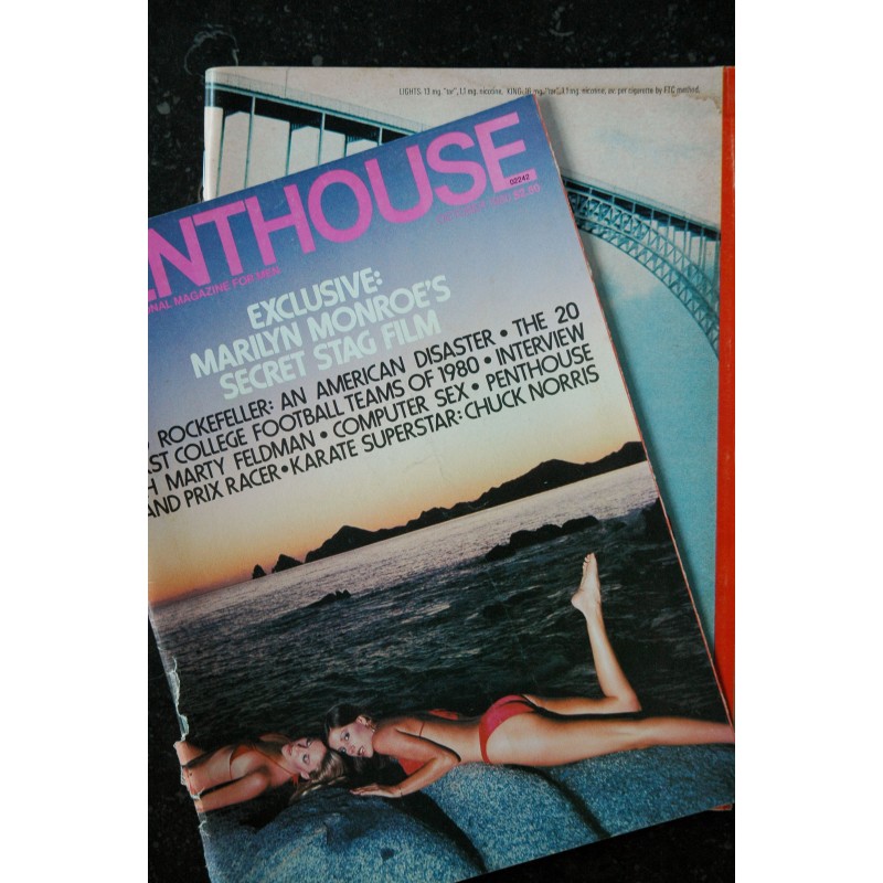 PENTHOUSE US 1980/10 Marilyn Monroe's Secret Stag Film Kristen Knutsen Marty Feldman Chuck Norris