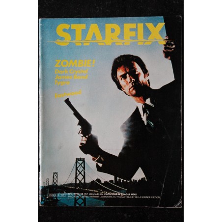 STARFIX 003 1983 COVER CLINT EASTWOOD L'INSPECTEUR HARRY ROCKY SYLVESTER STALLONE RUSS MEYER ZOMBIE