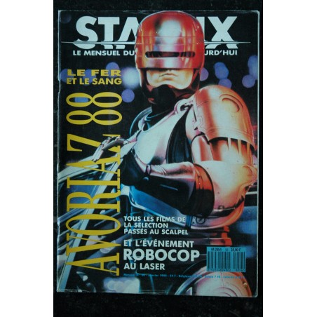 STARFIX 056 JANVIER 1988 COVER ROBOCOP TOO MUCH INTERVISTA AVORIAZ 88