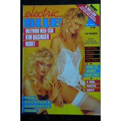 electric BLUE Vol. 01 N° 06 1989  KIM BASINGER NUDE