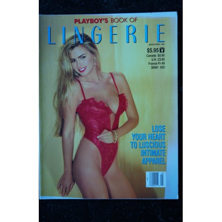 PLAYBOY'S LINGERIE 1992 03 MARCH / APRIL CINDY MARGOLIS ERIKA ELENIAK GIANNA AMORE