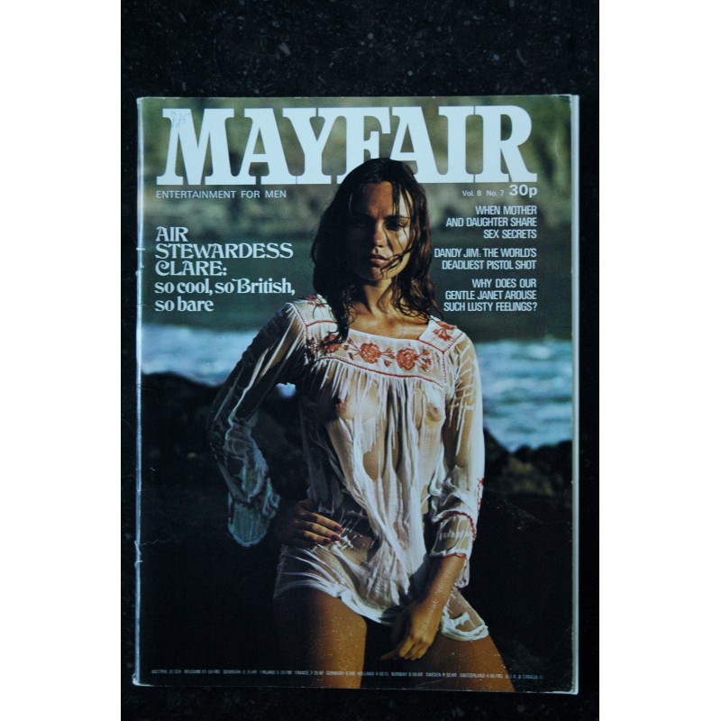 MAYFAIR UK Vol 08 N° 07   JANET CULYER   CLARE RUSSELL   TANIA CHITETA