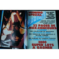PODIUM HIT 222 1990 07 VANESSA PARADIS MADONNA Patrick BRUEL Poster Madonna