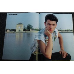 SALUT ! 1986 07 - 283 COVER JEANNE MAS + 6 PAGES AL CORLEY WHAM ! LA FIN GEORGE MICHAEL + POSTER MARC LAVOINE