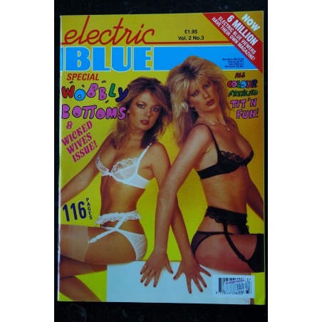 electric BLUE Vol. 02 N° 02 1990 PATSY swedish sex symbol LYNN Lush limbed TARA SELINA BLUE MOOD Confessional