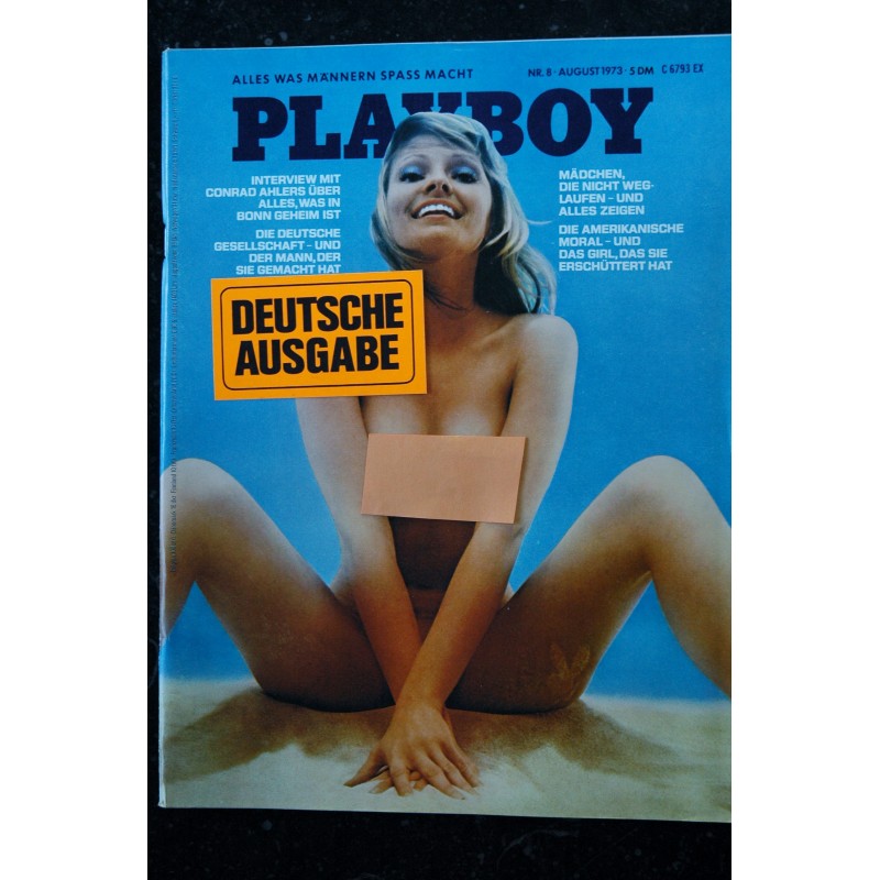 PLAYBOY DEUTSCHLAND  1973 08 Cyndi Wood Conrad Ahlers