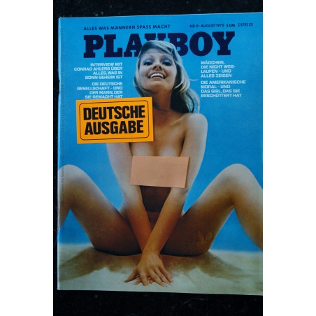 PLAYBOY DEUTSCHLAND  1973 08 Cyndi Wood Conrad Ahlers