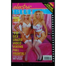 electric BLUE Vol. 02 N° 12 1991   VIDEO VIXENS  JOSEPHINE BLONDY  Shooting an "in-car" video MANDY  JO  NICK  CARI  MAY  SUE