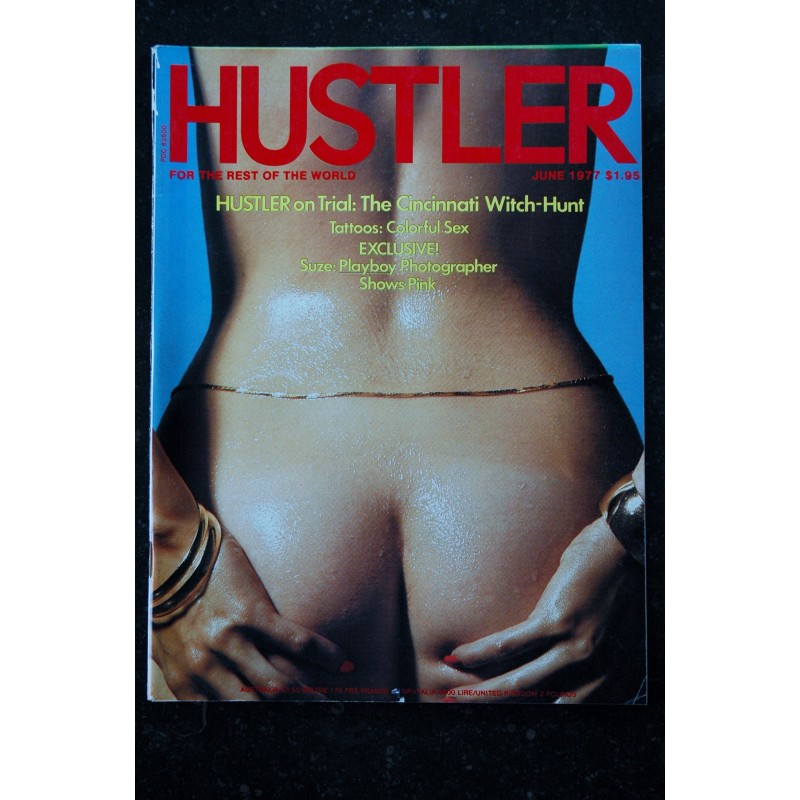 HUSTLER Vol. 03 N° 08   1977/02  SHIRLEY SAM ROTH ANTIQUE EROTICA CHASTITY HONEY HOOKER ANNIE