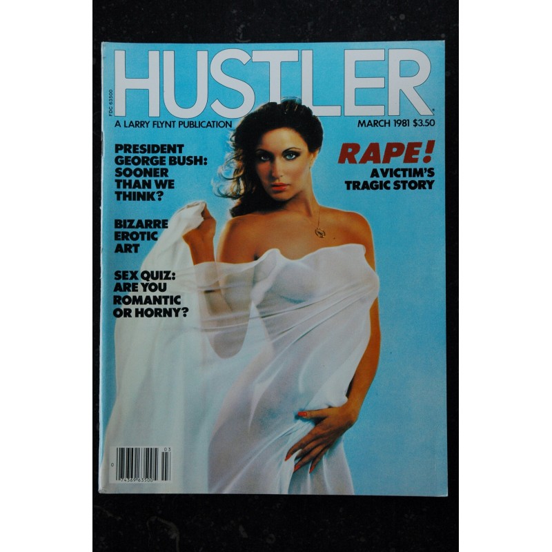 HUSTLER Vol. 07 N° 08   1981/02  Happy Valentine's Day WILLIAM GAINES Suze Randall JAIME LYN BAUER Clive McLean