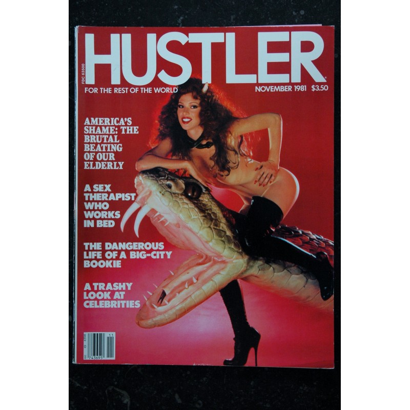 HUSTLER Vol. 07 N° 09   1981/03 Horny or Romantic? GEORGE BUSH VANESSA RAPE! AMBER SHARI Too-close encounter