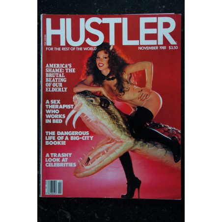 HUSTLER Vol. 07 N° 09   1981/03 Horny or Romantic? GEORGE BUSH VANESSA RAPE! AMBER SHARI Too-close encounter