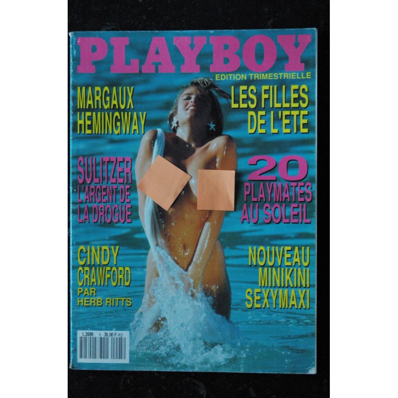 PLAYBOY Ed. Spéciale N° 5 1990 CINDY CRAWFORD MARGAUX HEMINGWAY RENEE TENISON KATHY SHOWER DIANE LEE