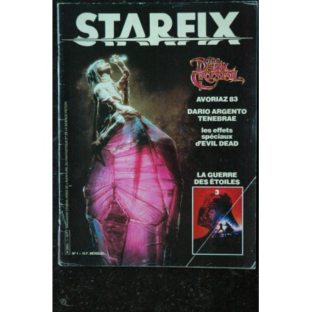 STARFIX 001  n° 1  - 1983 -  AVORIAZ 1983 Dark Cristal  La guerre des Etoiles 3  DARIO ARGENTO TENEBRAE
