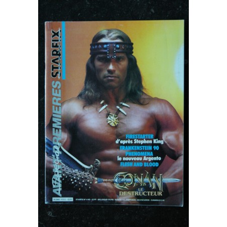 STARFIX Hors-Série 4 COVER ARNOLD SCHWARZENEGGER CONAN  FIRESTARTER Stephen KING FRANKESTEIN 90 PHENOMENA  FLESH and BLOOD