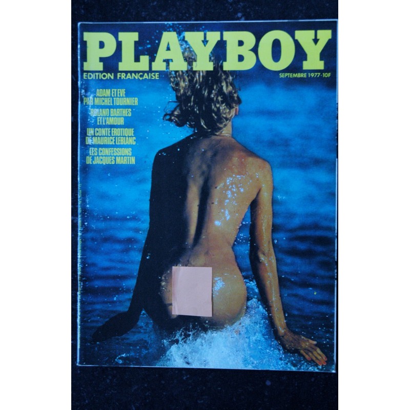 PLAYBOY 046 SEPTEMBRE 1977 INTERVIEW ROLAND BARTHES LEBLANC SCOTT HOOPER DEBRA JO FONDREN