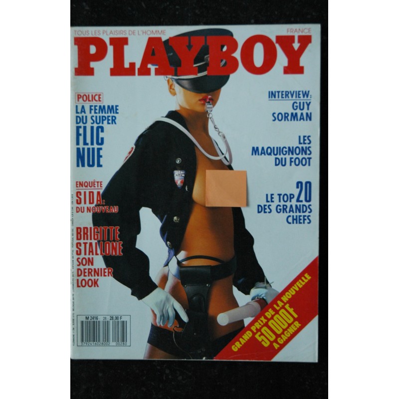 PLAYBOY 028 DECEMBRE 1987 BOURGEON BETTINA RHEIMS ELISABETH GROSZ BRIGITTE NIELSEN STALLONE