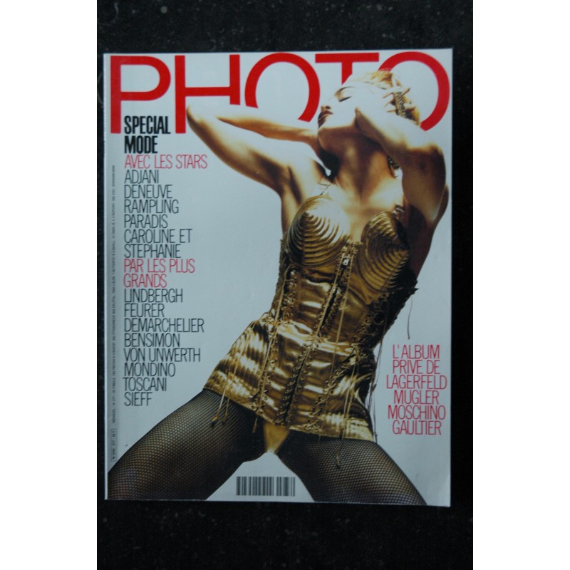PHOTO 277 OCT 1990 COVER MADONNA SPECIAL MODE ELLEN VON UNWERTH SIEFF TOSCANI DEMARCHELIER ELLE MONDINO