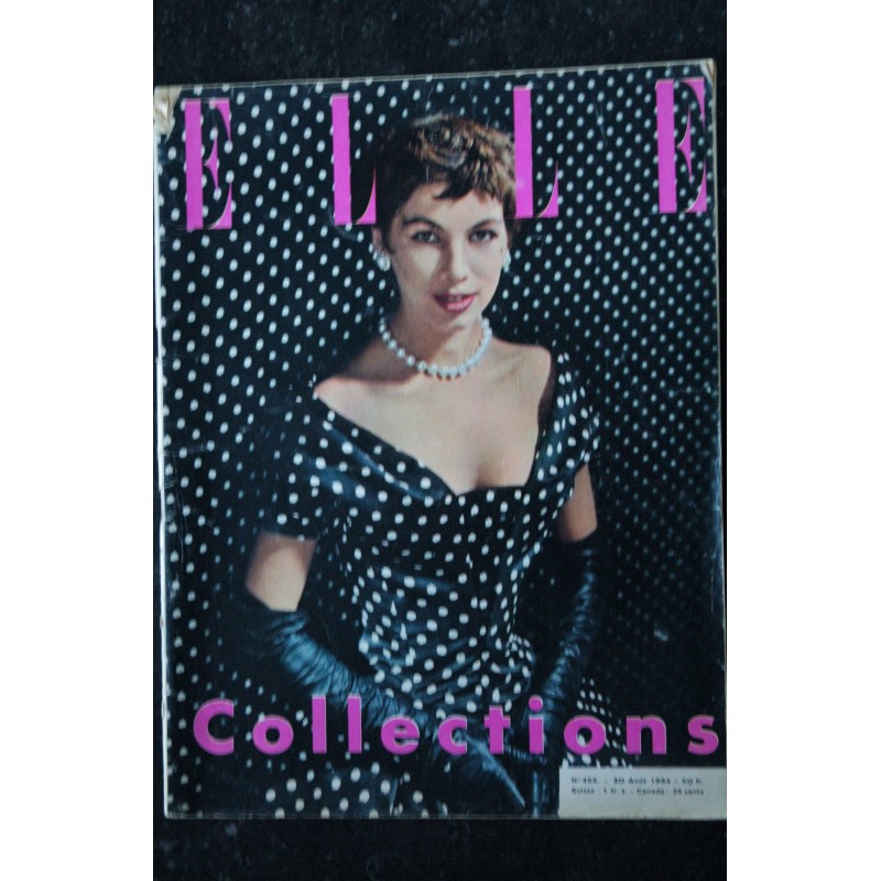 ELLE 455 - 30 aout 1954 - Collections 1954