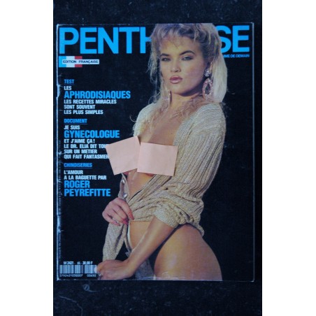 PENTHOUSE 065 JUIN 1990 TOM CHENEY ARTHUR PIXEL KRISTYNE DE BEAUSSEANT GRAIG MOREY