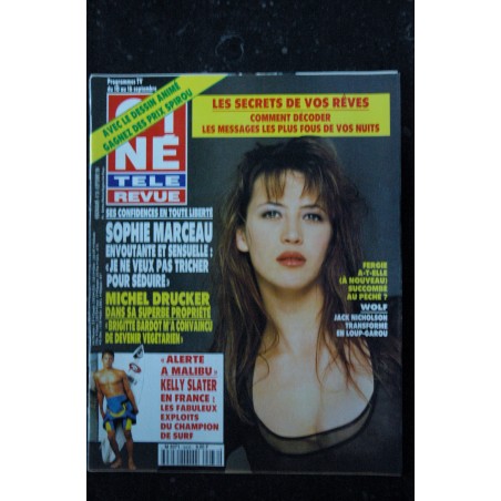 CINE TELE REVUE 1994 8 septembre Sophie Marceau Kelly Slater Véronique Sanson Wolf